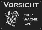 Deutsche Dogge | Aluminium Warnschild